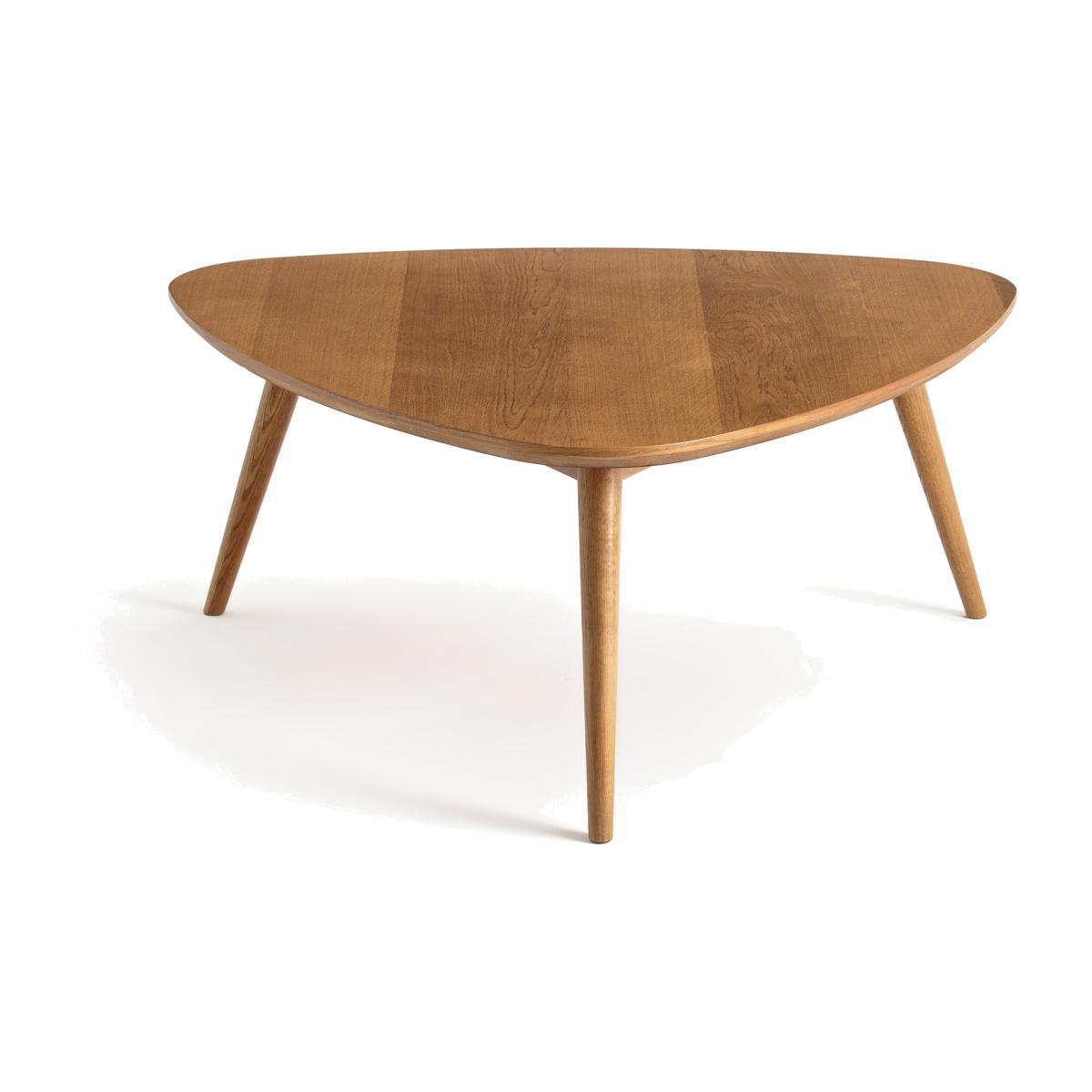 Quilda Vintage Style Oak Coffee Table – image 1