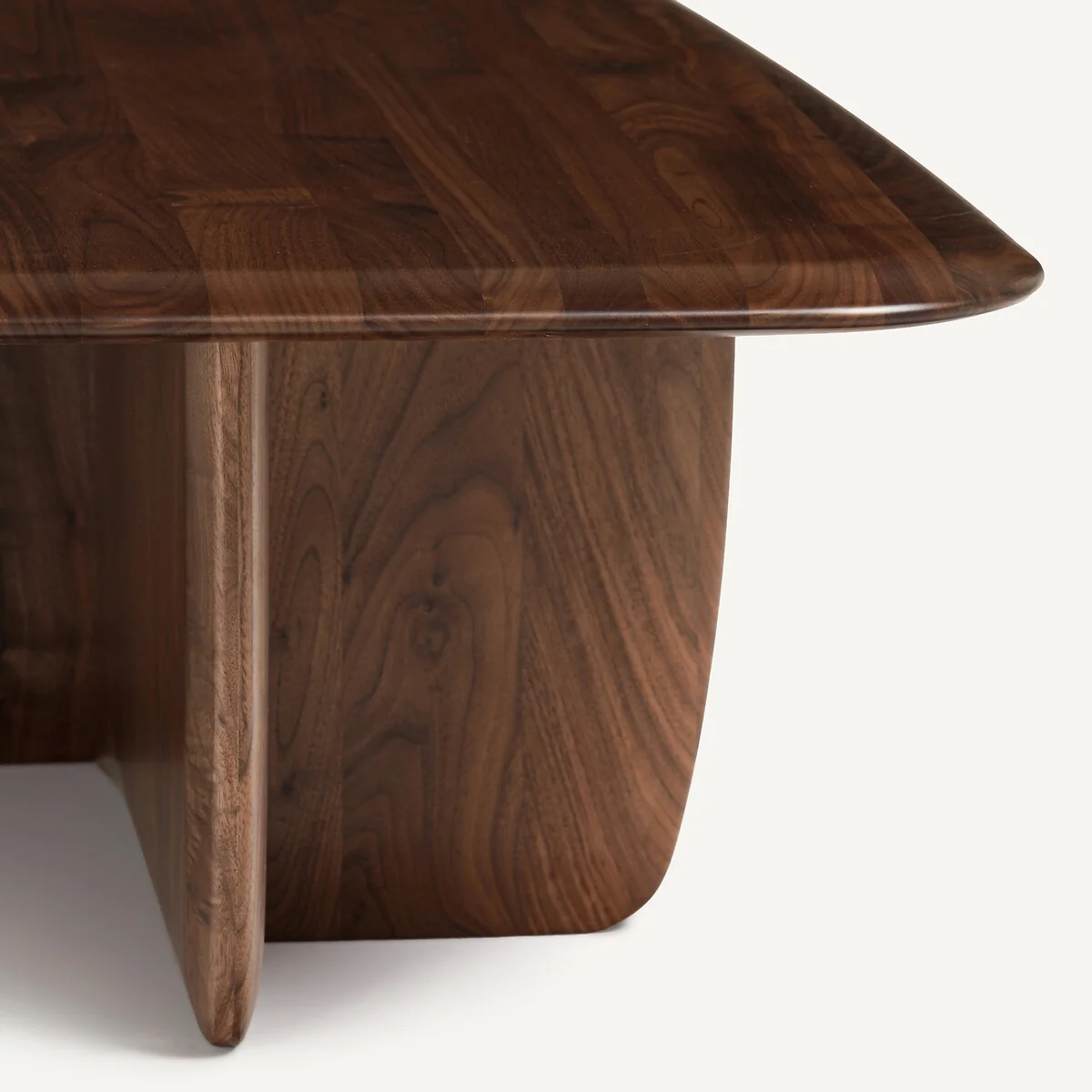 Iloss Large Solid Walnut Coffee Table – image 5