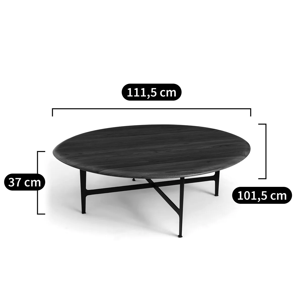 Addisson Large Solid Oak Coffee Table – image 6