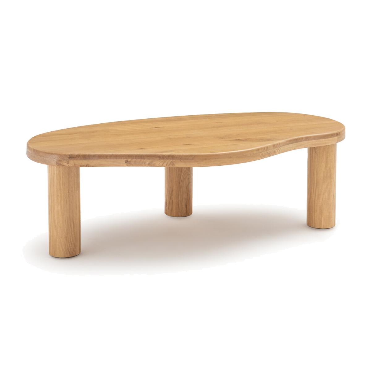 Rodi Organically Shaped Oak Coffee Table – image 1
