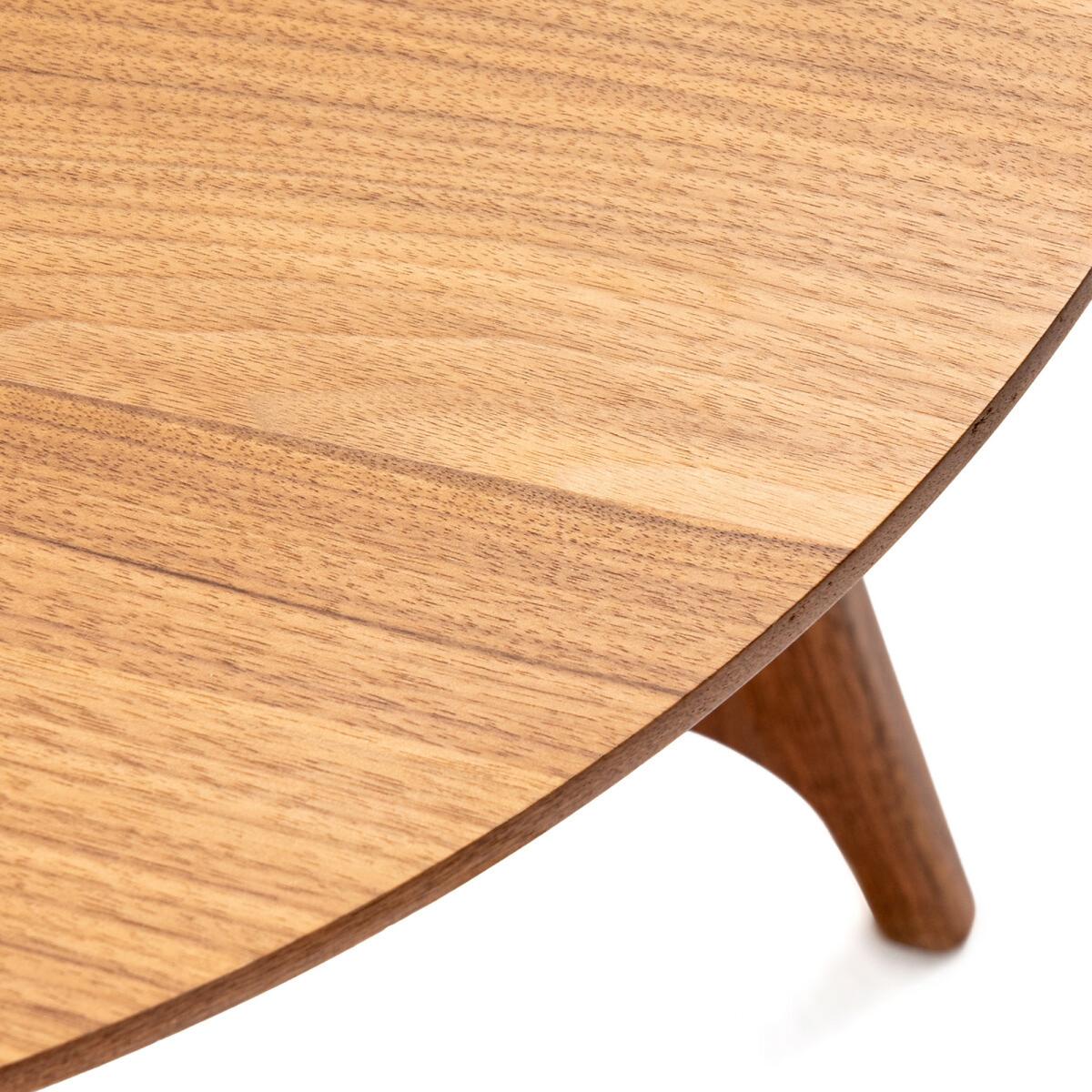 Larsen Small Round Walnut Coffee Table – image 5