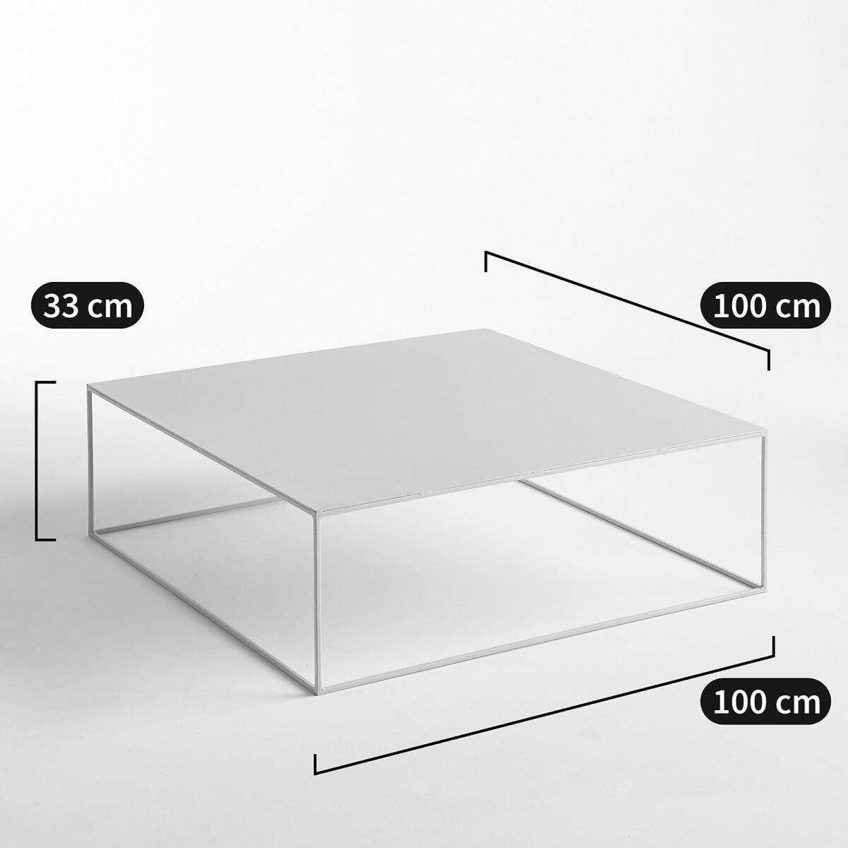 Romy Square Metal Coffee Table – image 5