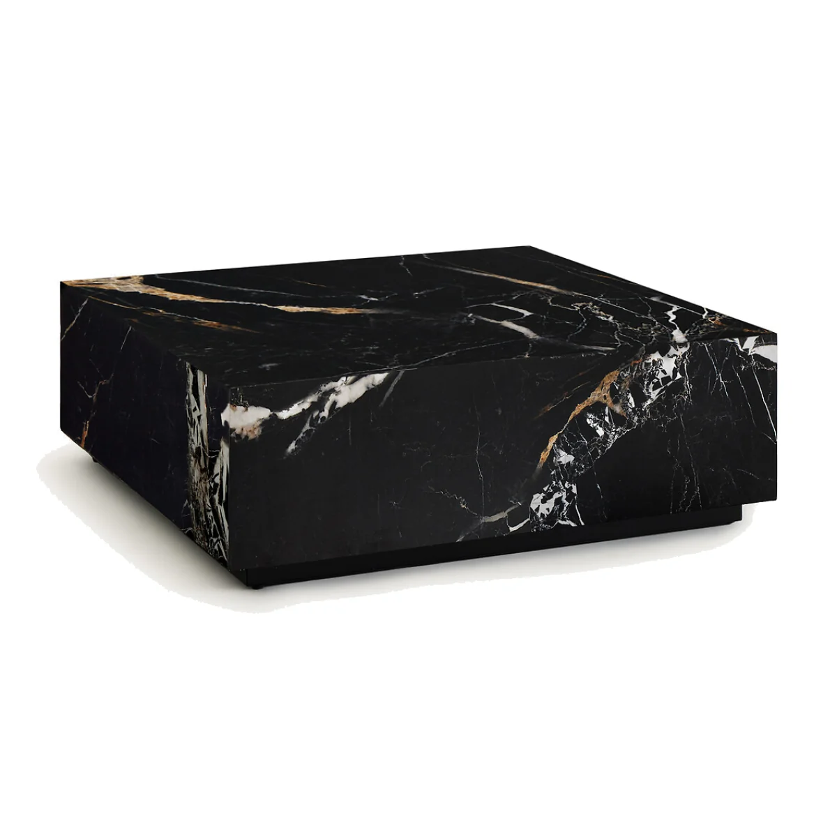 Alcana Marble-Effect Ceramic Square Coffee Table – image 1