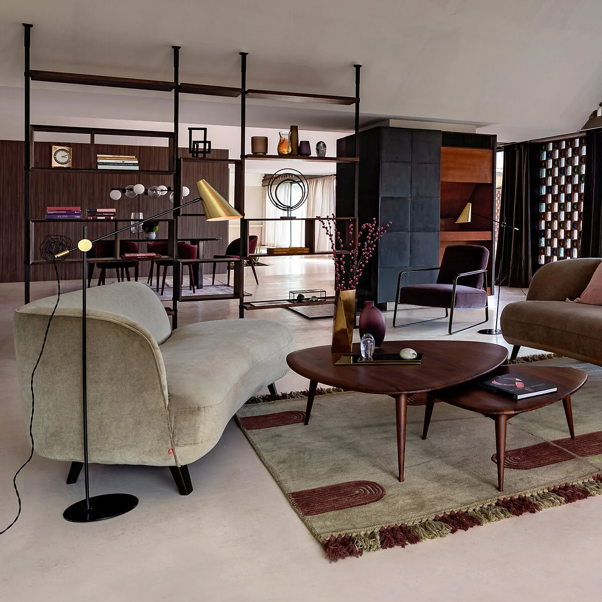 Théoleine Small Solid Walnut Coffee Table – image 2