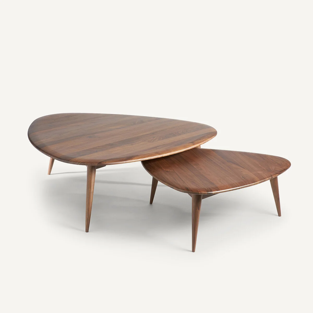 Théoleine Small Solid Walnut Coffee Table – image 4