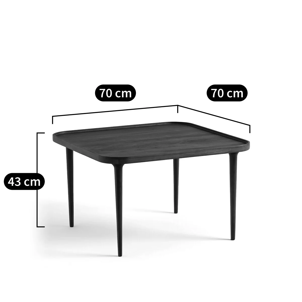 Magosia Large Coffee Table in Solid Walnut – image 7