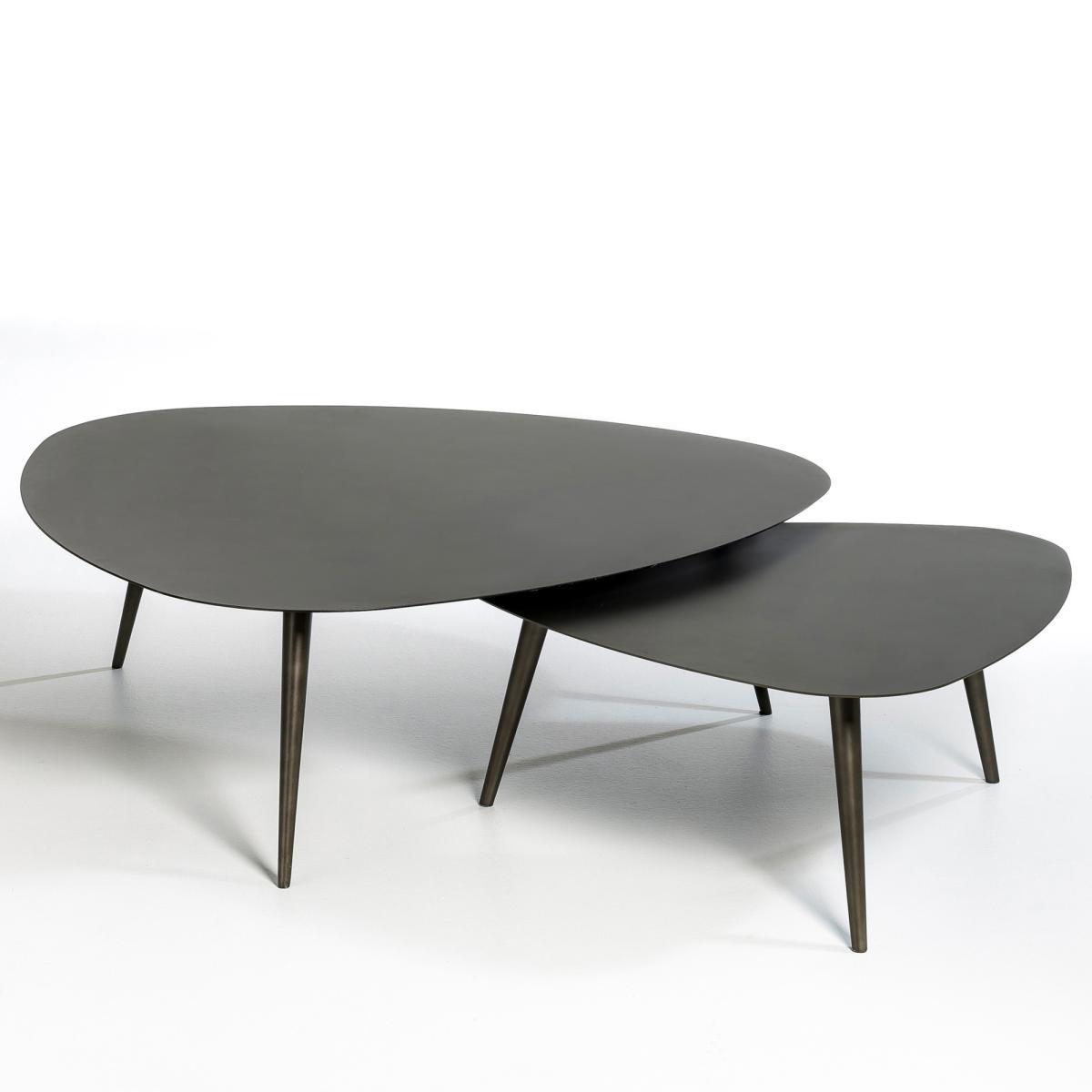 Théoeline Large Contemporary Metal Coffee Table – image 2