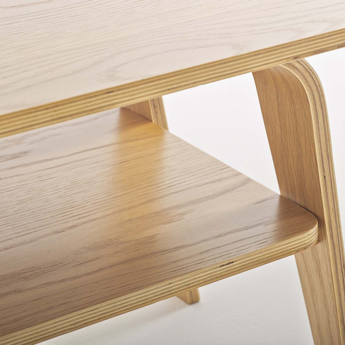 Jimi Two-Tier Oak/Birch Coffee Table – image 2