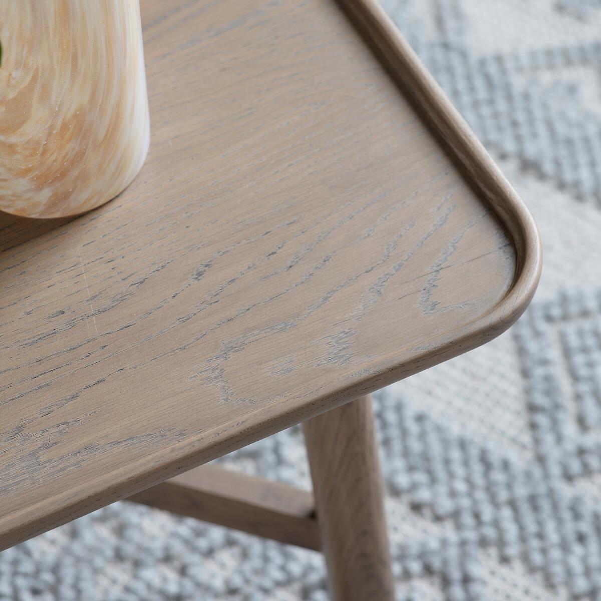 Kargil Scandi Distressed Oak Square Coffee Table – image 2