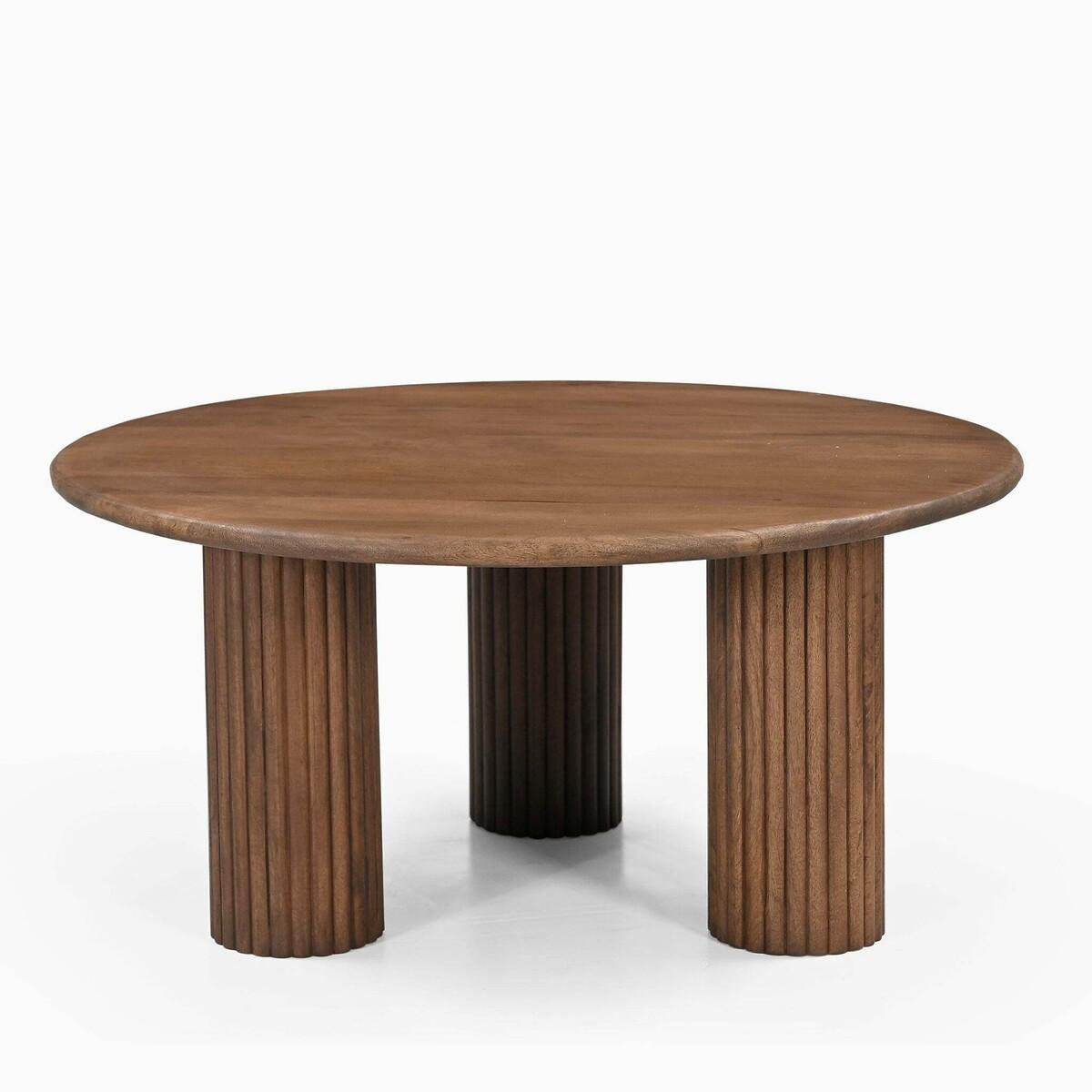 Kallan Fluted Round Coffee Table – image 3
