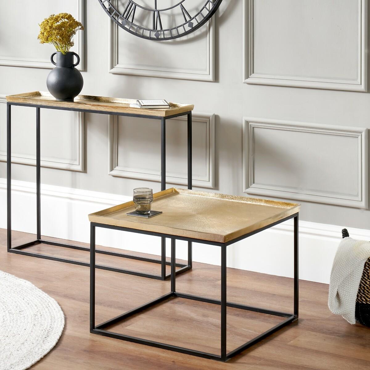 Florin Luxe Metal Coffee Table – image 2