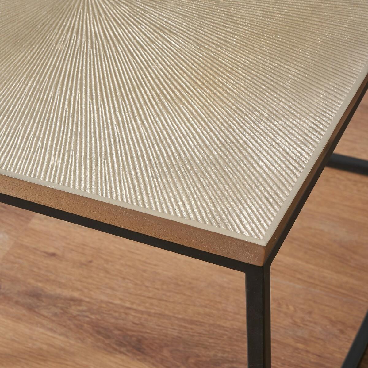 Florin Luxe Metal Coffee Table – image 4