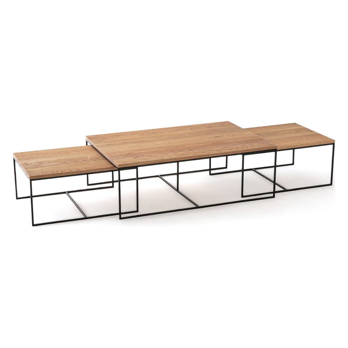 Auralda Oak Coffee Table, Large Size – image 2
