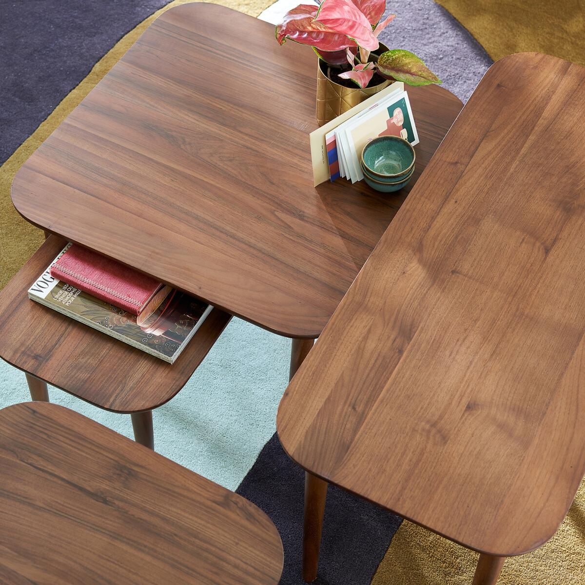 Marlo Square Walnut Coffee Table – image 7