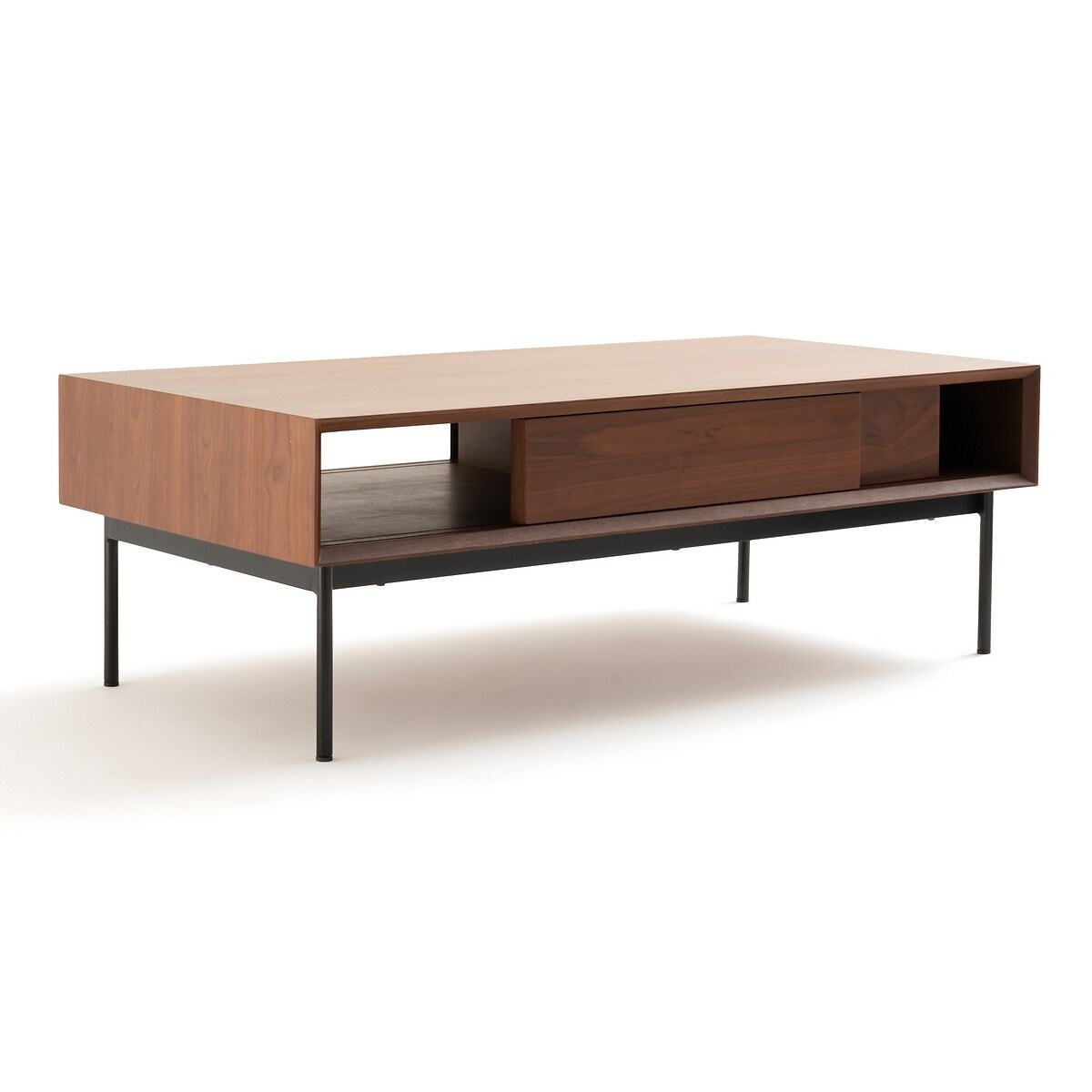 Noyeto Walnut Storage Coffee Table – image 4
