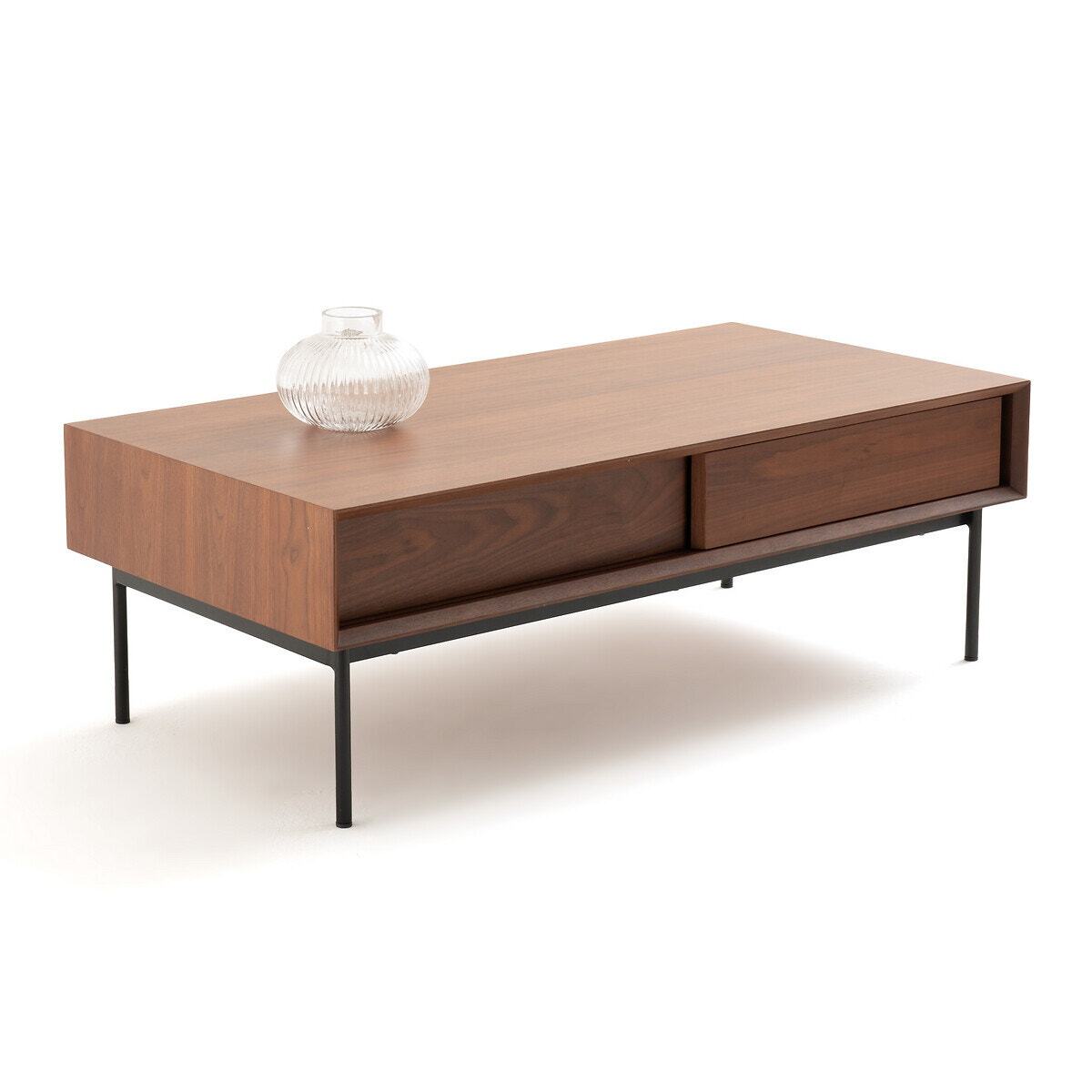 Noyeto Walnut Storage Coffee Table – image 6
