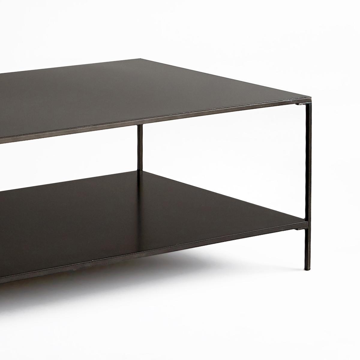 Yram Two-Tier Rectangular Coffee Table in Metal – image 2