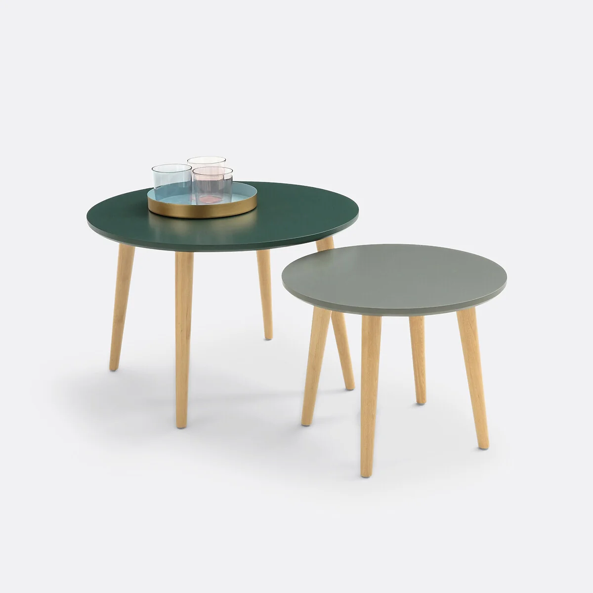 Set of 2 Jimi Semi-Nesting Coffee Tables – image 2