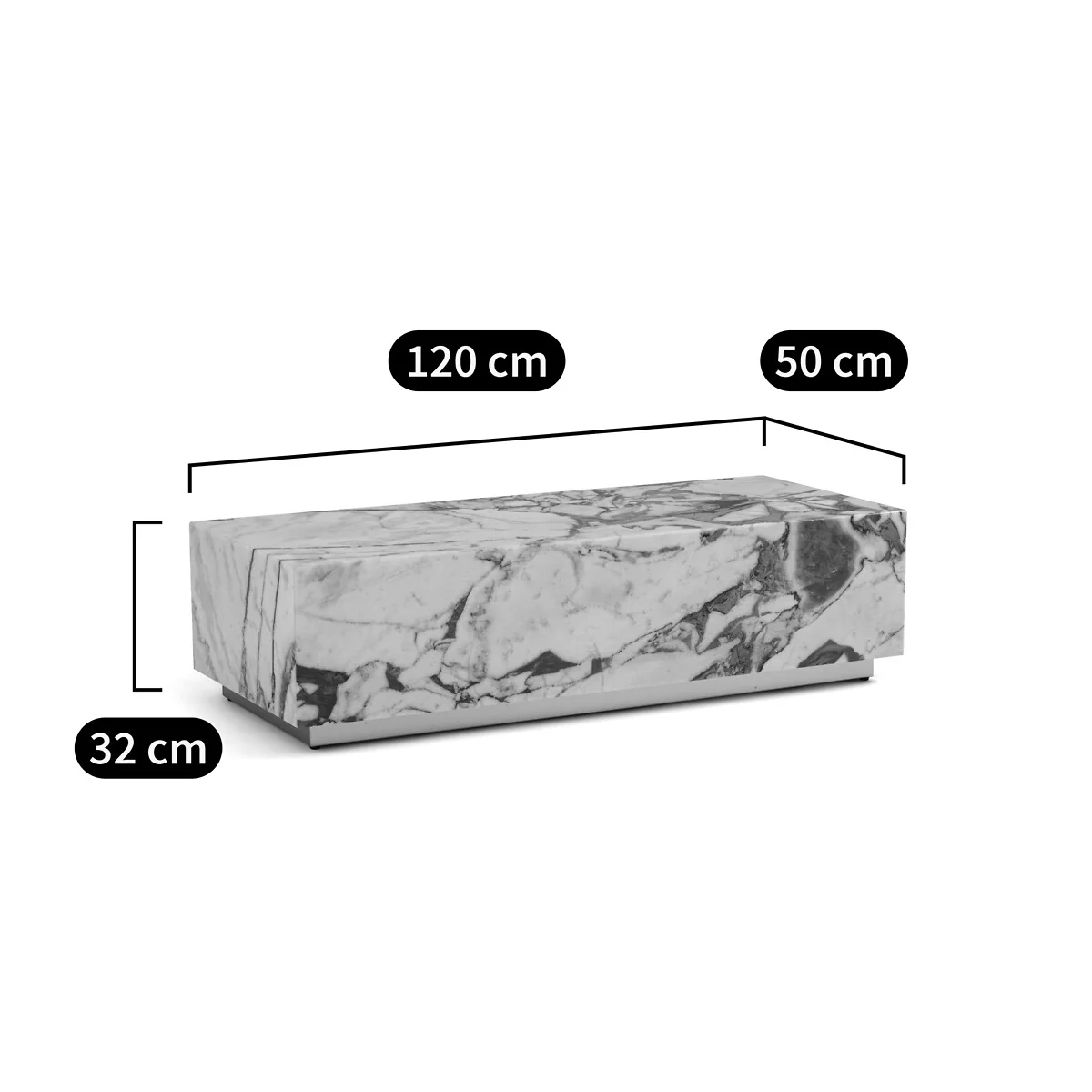 Alcana Marble Cube Coffee Table – image 9