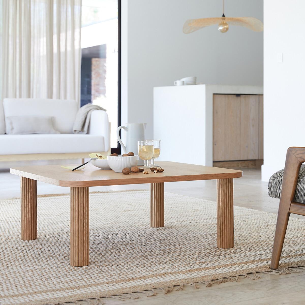 Desna Square Oak Coffee Table – image 5