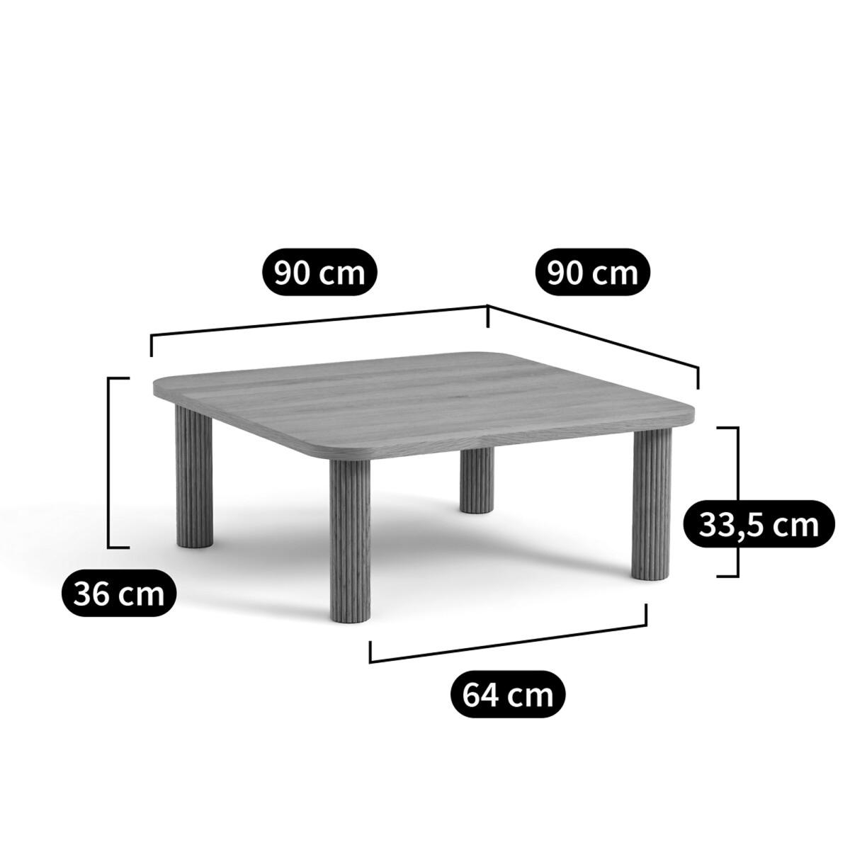 Desna Square Oak Coffee Table – image 6