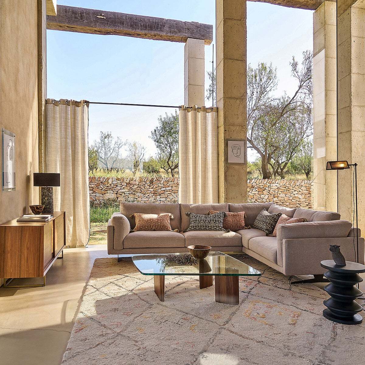 Nella Walnut Coffee Table – image 6