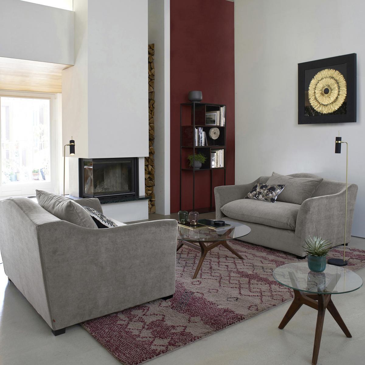 Maricielo Walnut & Glass Coffee Table – image 6