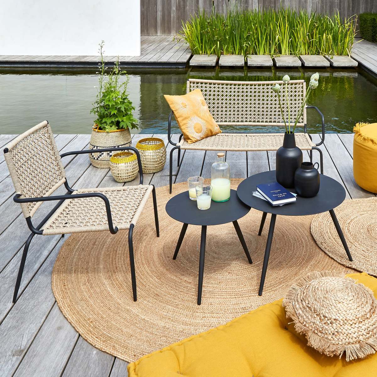 IBIZA Round Metal Coffee Tables (Set of 2) – image 4