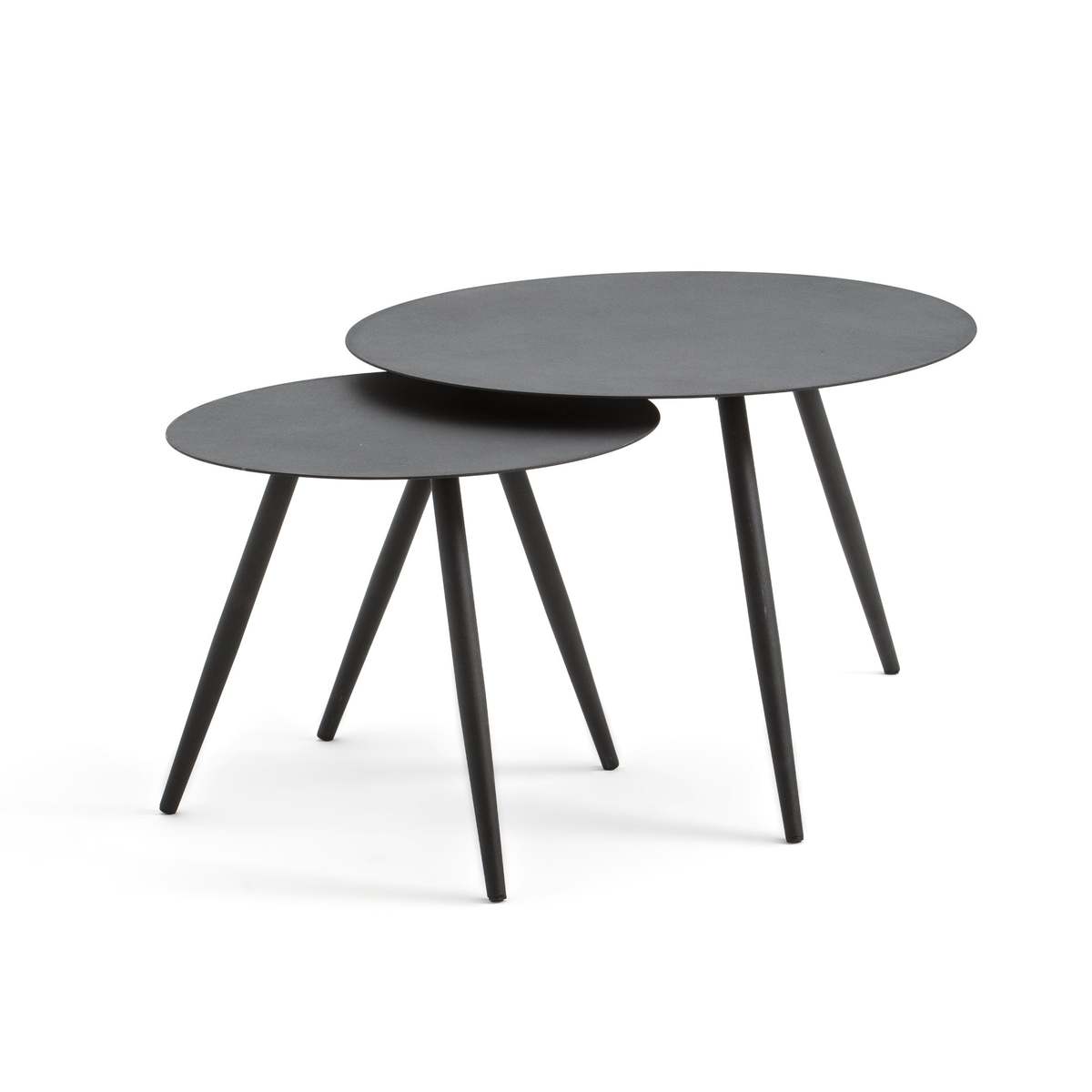 IBIZA Round Metal Coffee Tables (Set of 2) – image 1