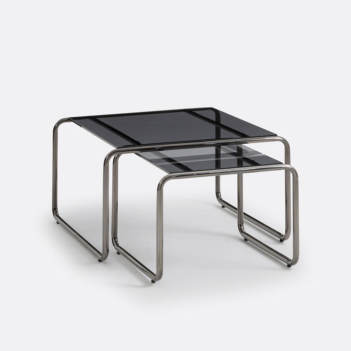 Set of 2 Neso Tempered Glass Coffee Tables – image 2