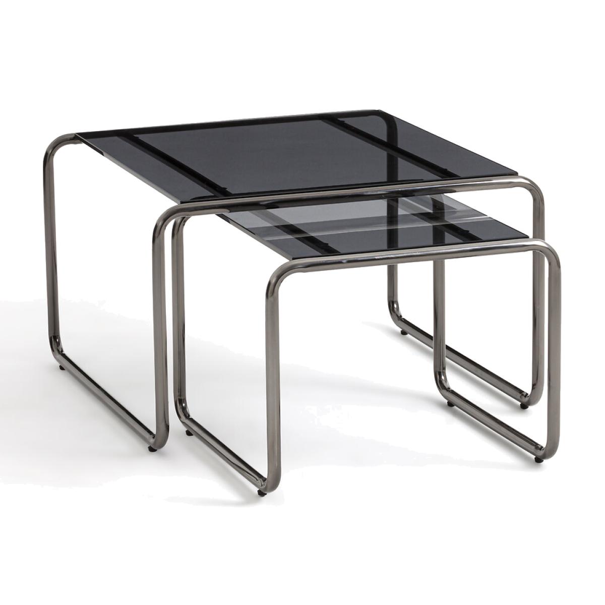 Set of 2 Neso Tempered Glass Coffee Tables – image 1