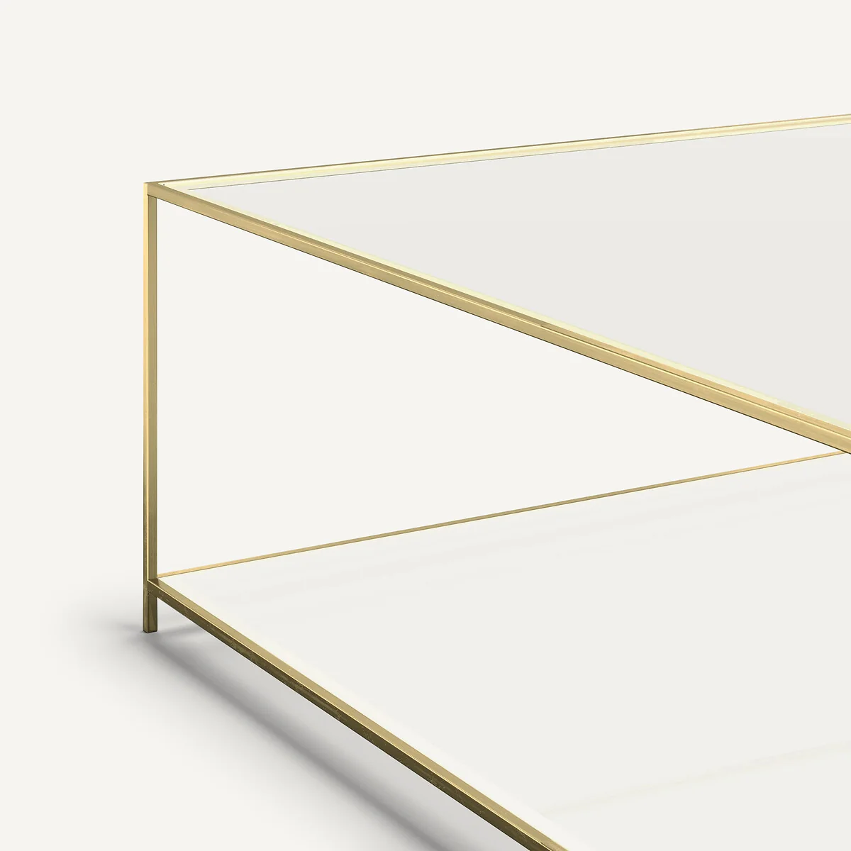 Sybil Square Tempered Glass Coffee Table – image 3
