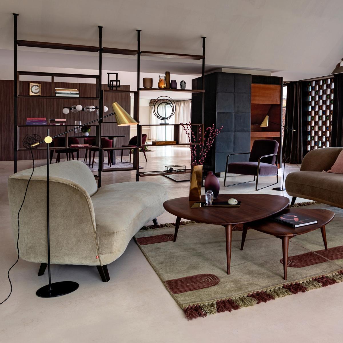 Théoleine Large Retro-Style Coffee Table in Solid Walnut – image 5