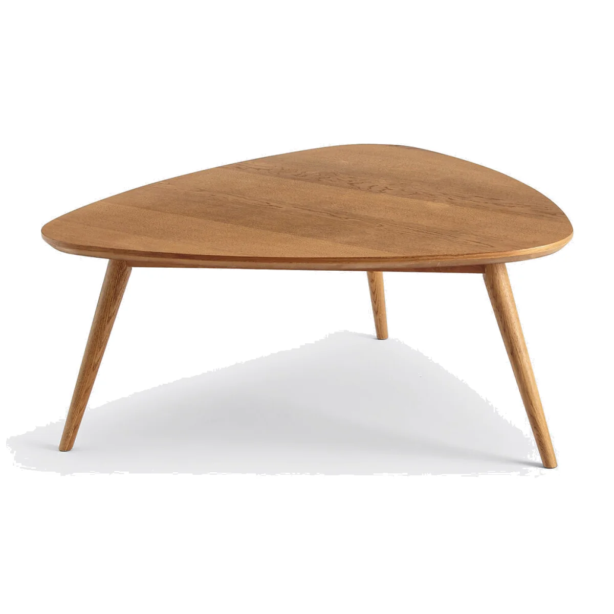 Quilda Vintage Oak and Veneer Coffee Table – image 1