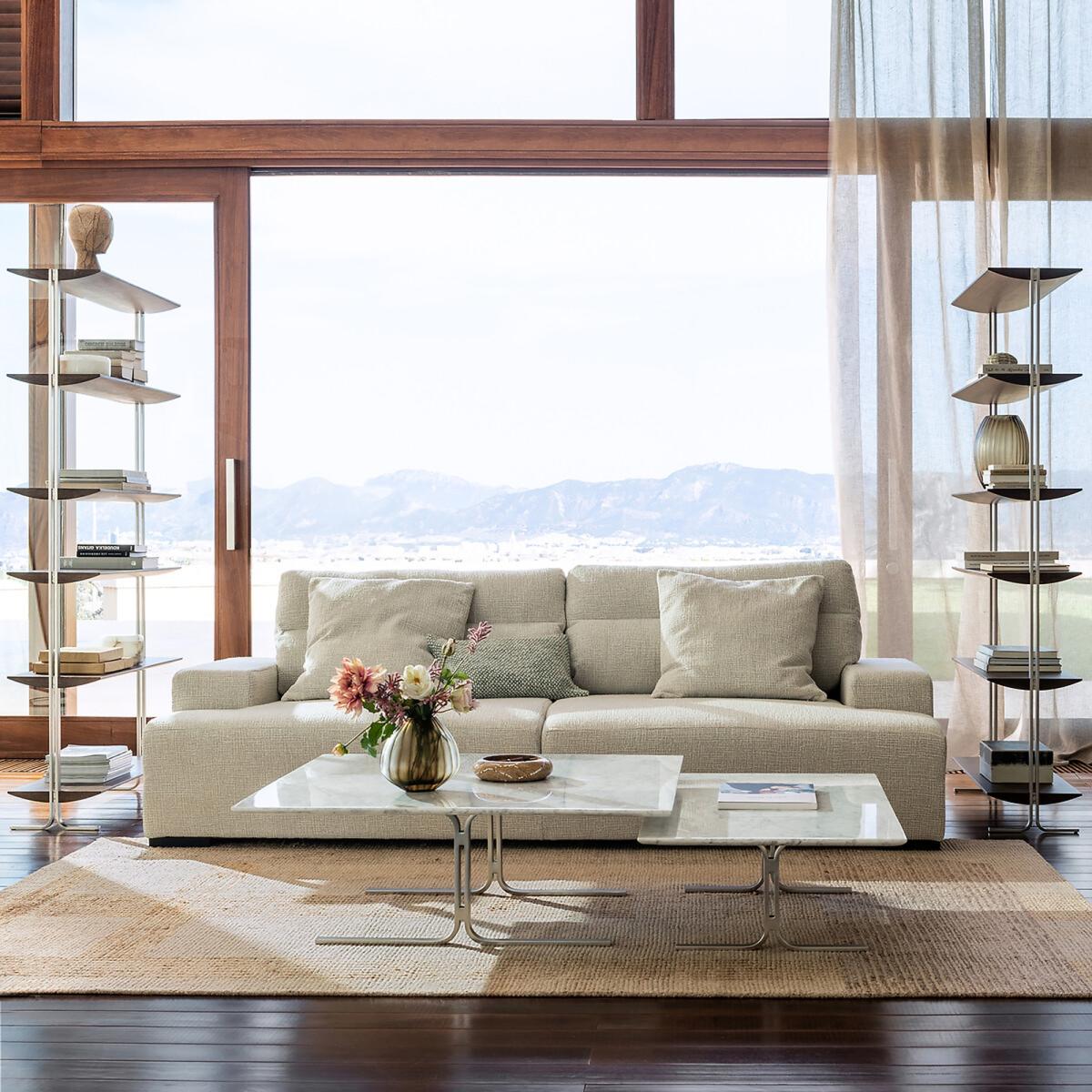 Belno Marble and Metal Rectangular Coffee Table – image 10