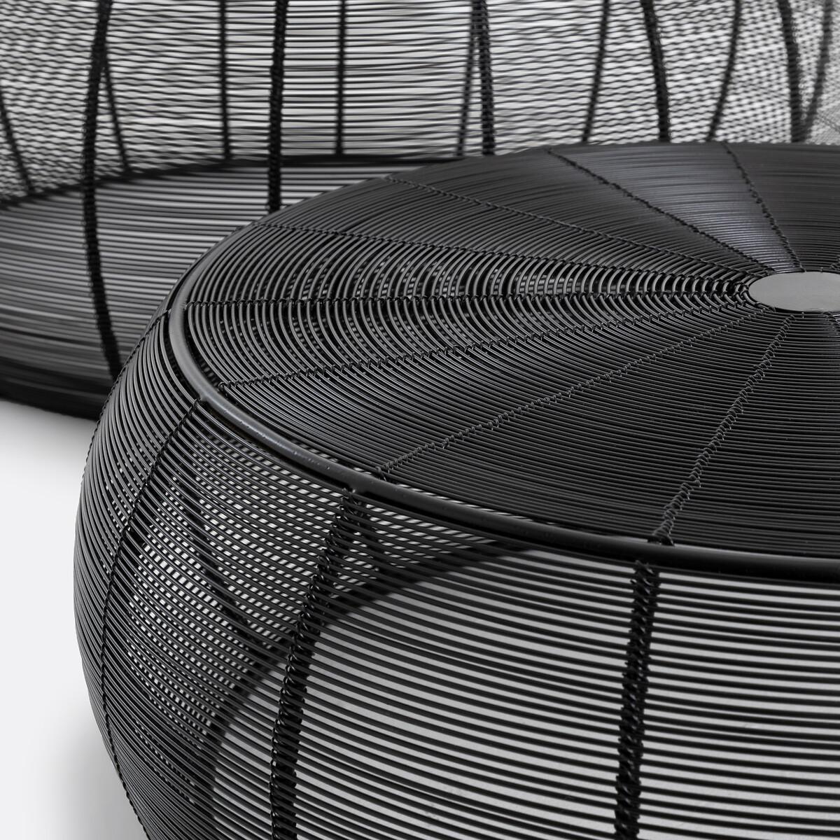 Set of 2 Bangor Wired Steel Round Coffee Tables – image 4