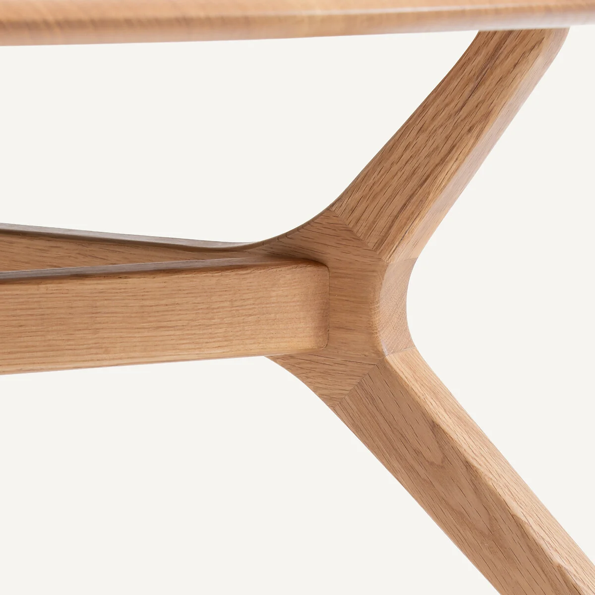 Maricielo Solid Oak 90cm Diameter Coffee Table – image 6