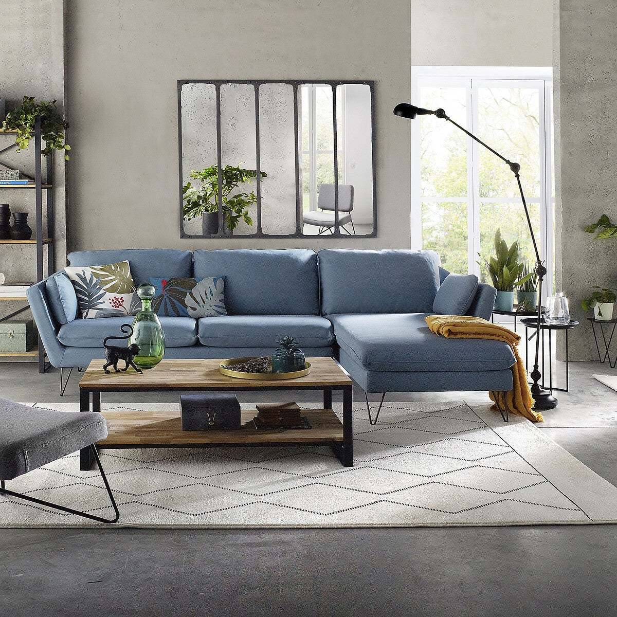 Hiba Coffee Table in Oak/Steel – image 4