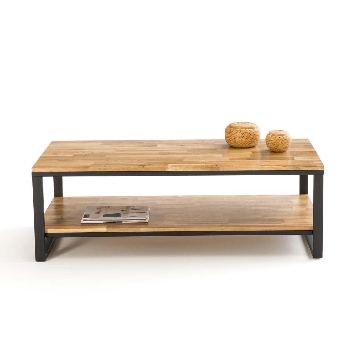 Hiba Coffee Table in Oak/Steel – image 2