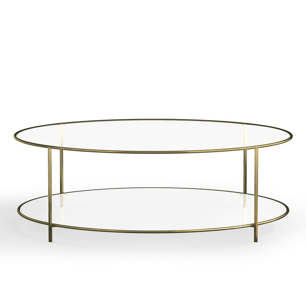 Sybil Tempered Glass Round Coffee Table – image 3