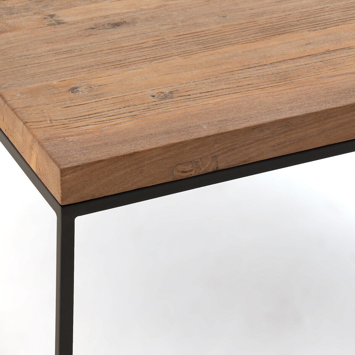Orma Square Coffee Table with Recycled Elm Top – image 4