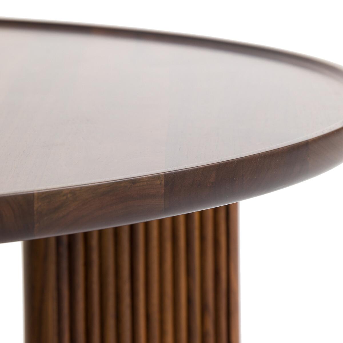 Diagil Round Walnut Coffee Table – image 3