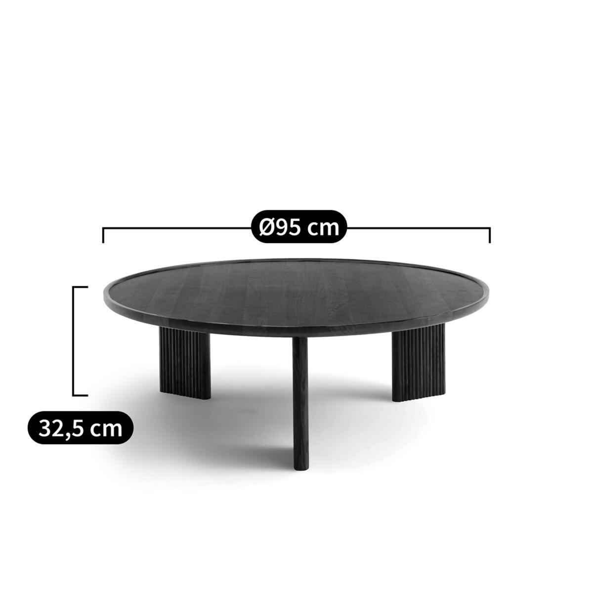 Diagil Round Walnut Coffee Table – image 8