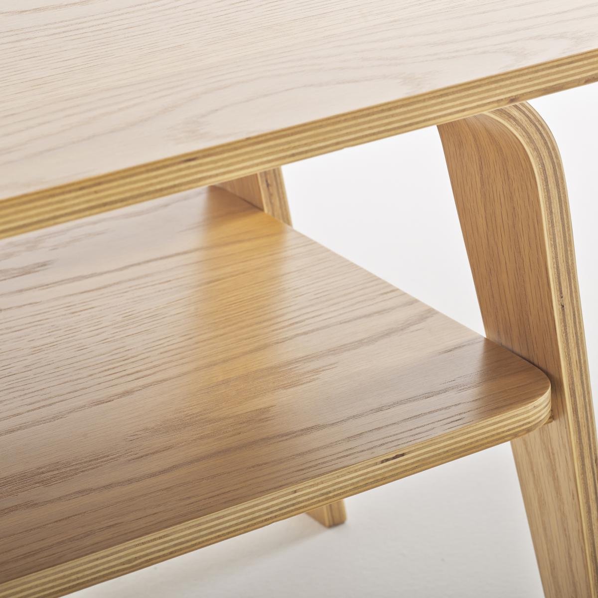 Jimi Two-Tier Oak/Birch Coffee Table – image 3