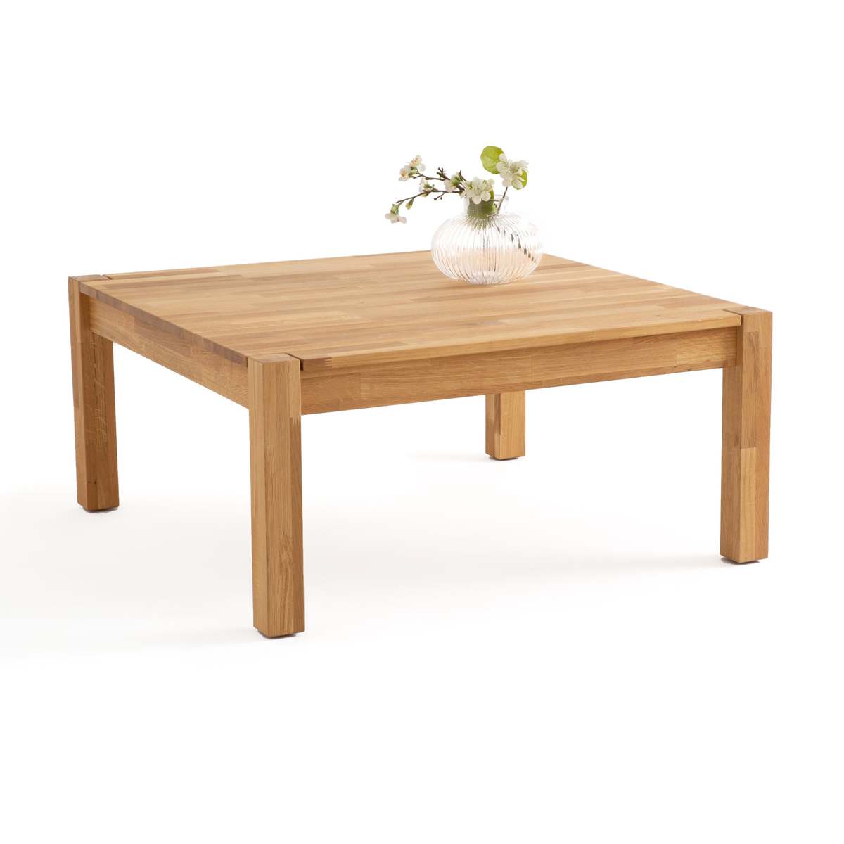 Adelita Square Coffee Table in Solid Oak – image 1