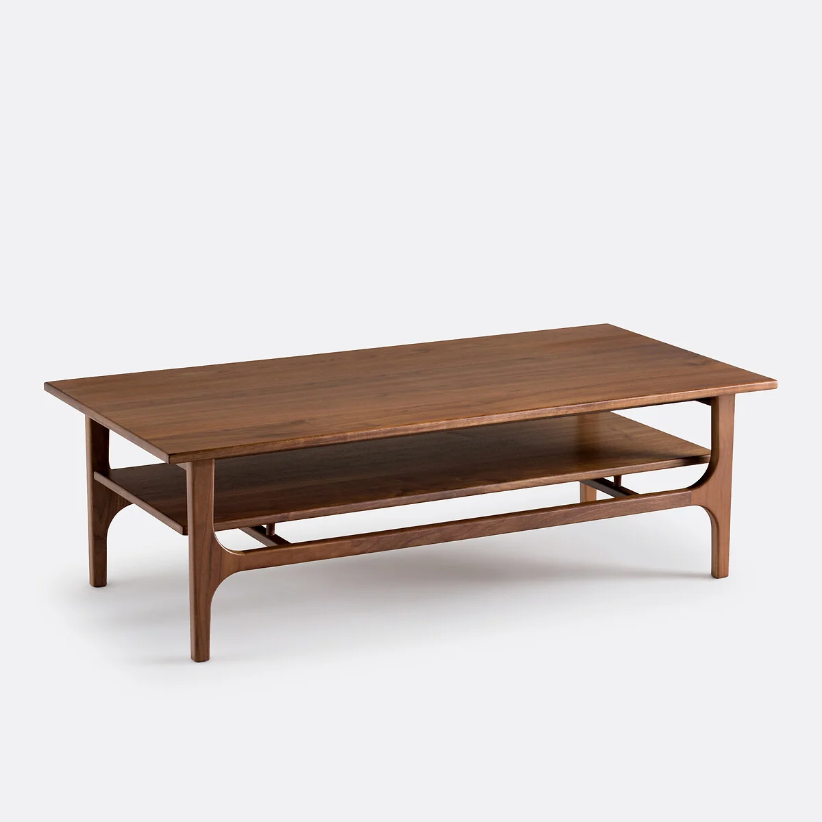 Larsen Vintage Style Walnut Coffee Table – image 2