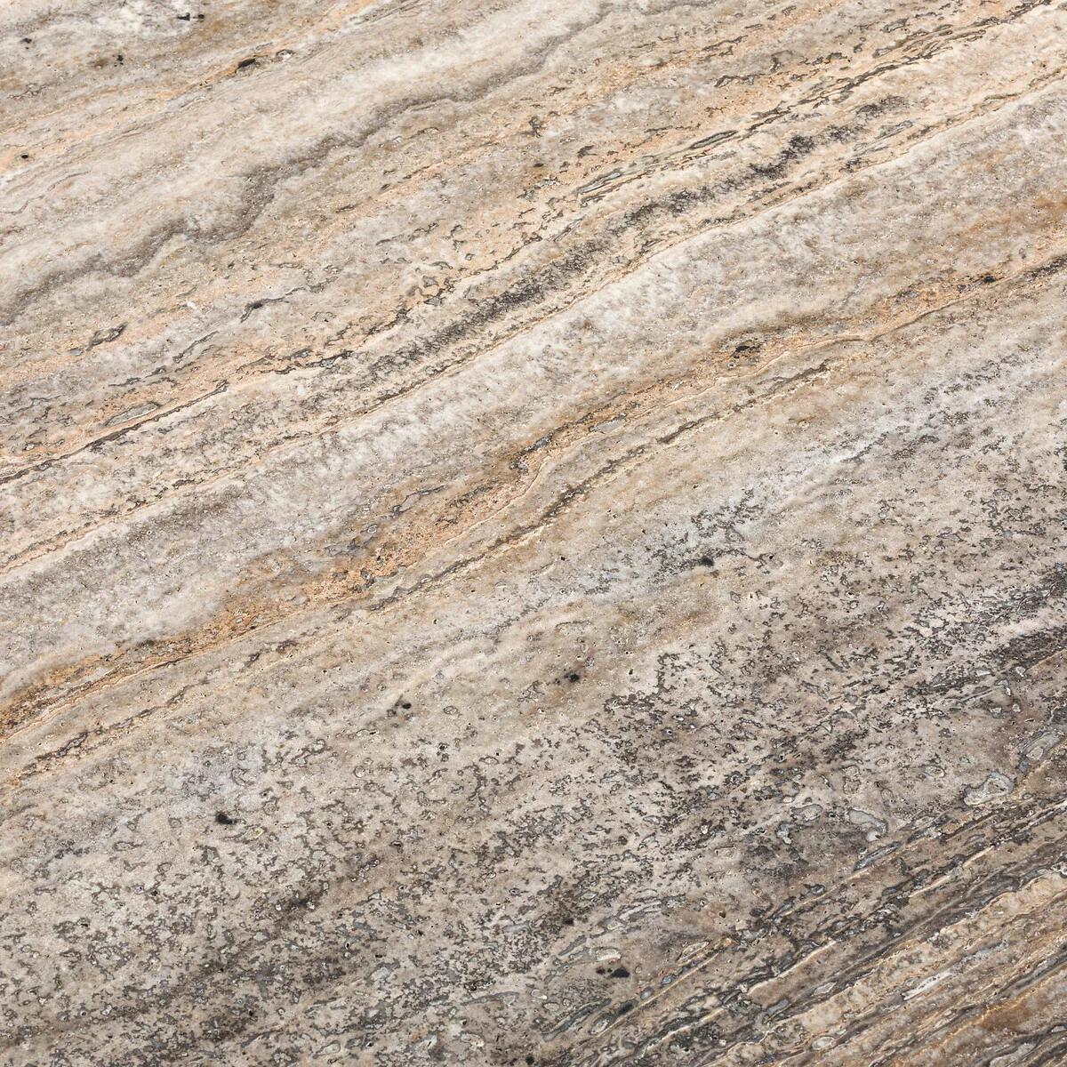 Mahaut Metal and Travertine Coffee Table – image 5