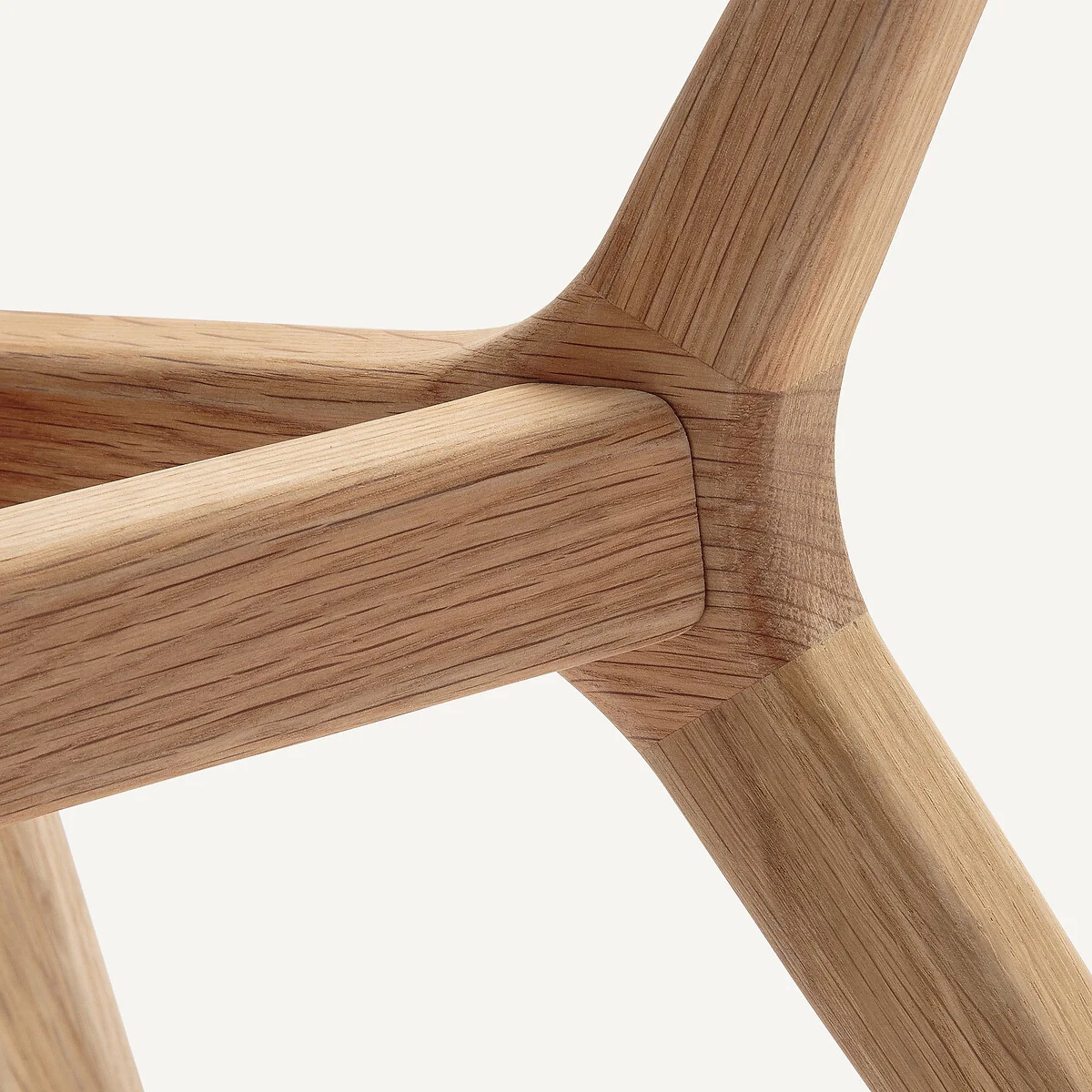 Maricielo Oak & Glass Coffee Table, Diameter 90 cm – image 5
