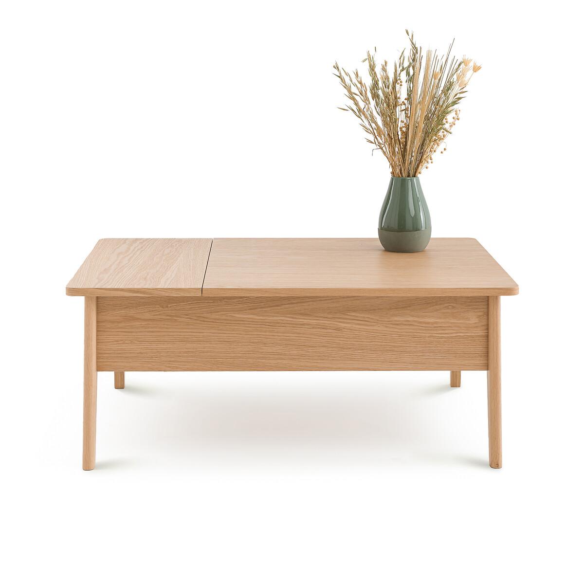 Suzon Lift-Top Oak Veneer Coffee Table – image 2
