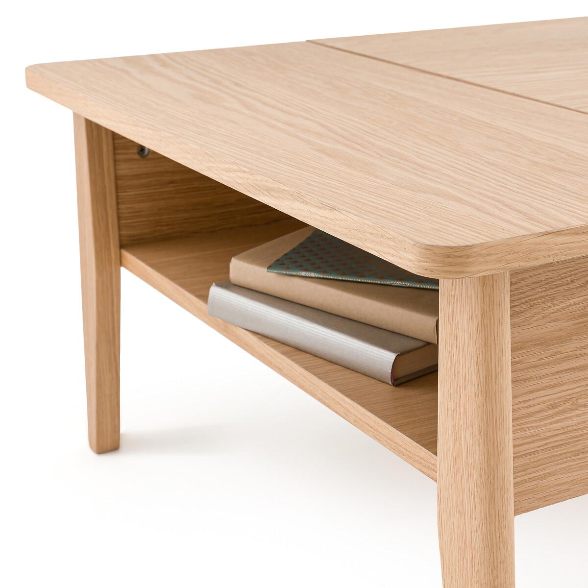 Suzon Lift-Top Oak Veneer Coffee Table – image 7